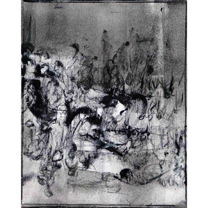 Gerrit Bekker, Zweimal Stadt, 24x30cm, 1998, ID_218