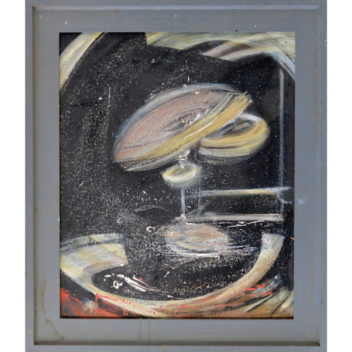 Gerrit Bekker, Ausweichen an der Biegung, 55x65cm, xxxx, ID_227