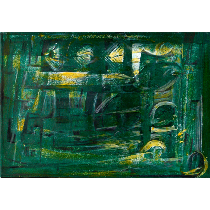 Gerrit Bekker, Gebet Komet bleibe weg, 76x53cm 1994_95, ID247