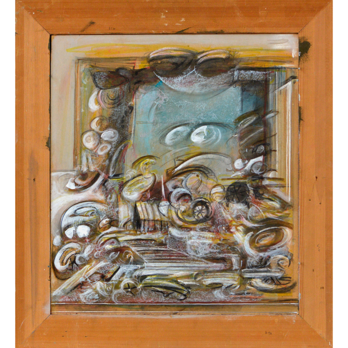 Gerrit Bekker, Glück überm Hof, 48x55cm, xxxx, ID_250