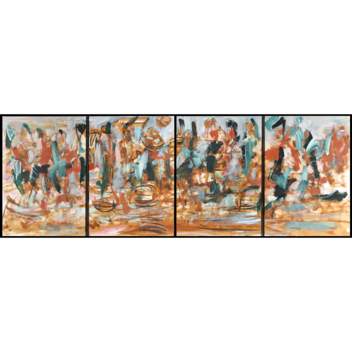 Gerrit Bekker, 1+2+3+4, 280x100cm, 2000, ID_260