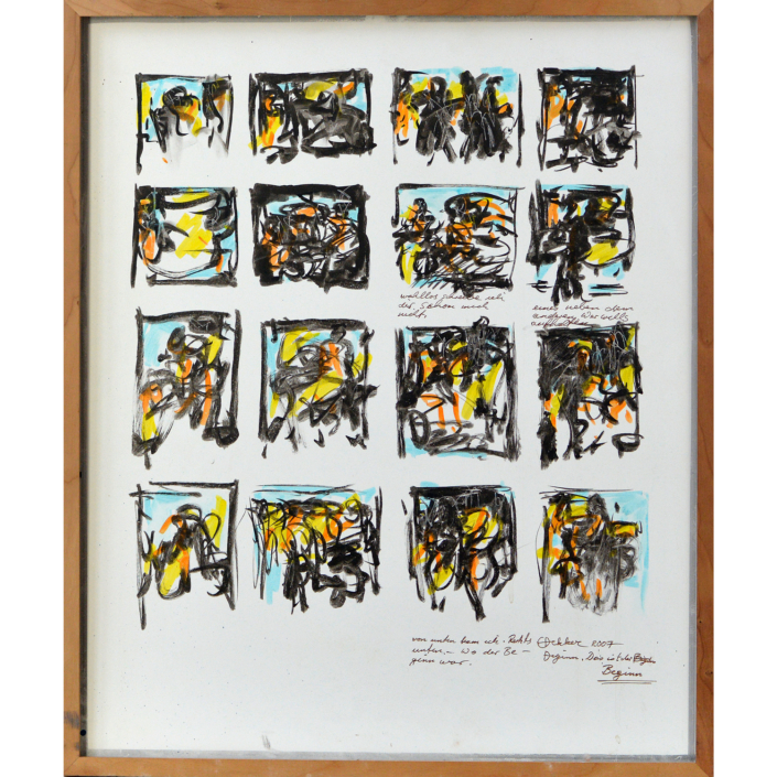 Gerrit Bekker, Von unten kann ich, 2007, 52x63cm, gerahmt, ID_285