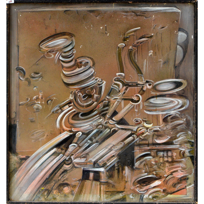 Gerrit Bekker, Rechtsgedreht, 50x54cm, xxxx, ID_298