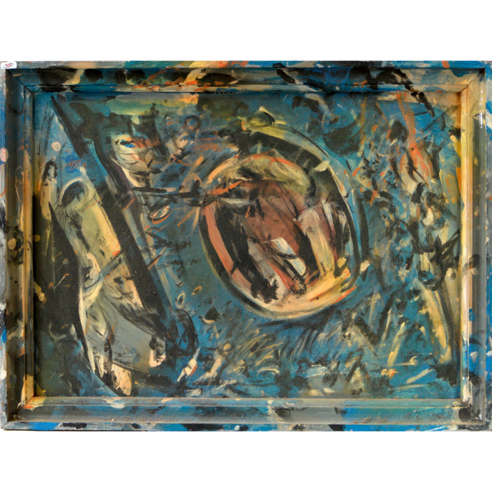 Gerrit Bekker, 4-fach, 62x47cm, 1989, ID_300