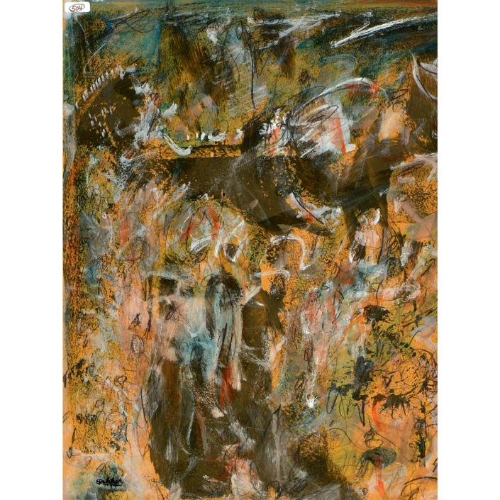 Gerrit Bekker, Strukturelle Übereinkunft, 30x40cm, 1997, ID_504