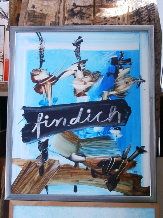 Gerrit Bekker in seinem Atelier in Lindewitt, 2002/2003